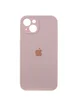 Чехол Silicone Case Full Camera Protective (AA) для Apple iPhone 15 (6.1") Розовый / Chalk Pink