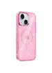 Чехол TPU Eclipse Sparkle (MagFit) для Apple iPhone 15 (6.1") Pink