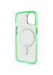 Чехол TPU Iris with MagSafe для Apple iPhone 15 (6.1") Салатовый