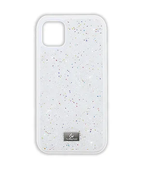 TPU чехол Bling World Rock Diamond для Apple iPhone 15 (6.1") Белый