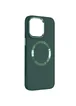 TPU чехол Bonbon Metal Style with MagSafe для Apple iPhone 15 (6.1") Зеленый / Army Green