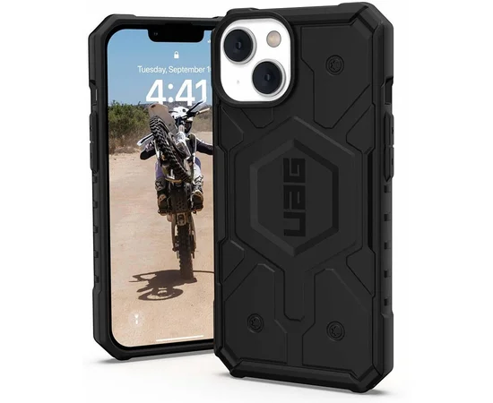 Ударопрочный чехол UAG Pathfinder with MagSafe для Apple iPhone 15 (6.1") Черный