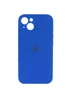 Чехол Silicone Case Full Camera Protective (AA) для Apple iPhone 15 (6.1") Синий / Capri Blue