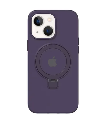 Чохол Silicone Case Full Protective with Ring для Apple iPhone 15 (6.1") Purple