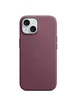 Чехол FineWoven (AAA) with MagSafe для Apple iPhone 15 (6.1") Mulberry