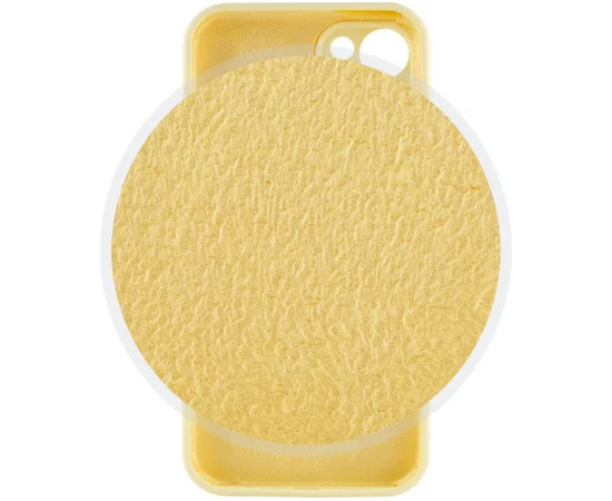 Чохол Silicone Case Full Camera Protective (AA) Apple iPhone 15 (6.1") Жовтий / Mellow Yellow