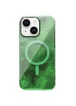 Чехол TPU Shiny Mountain (MagFit) для Apple iPhone 15 (6.1") Green