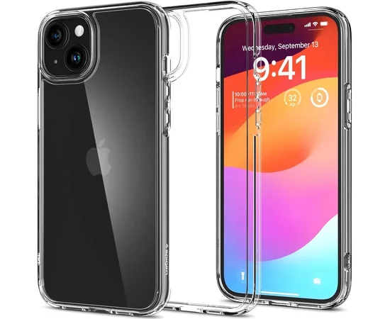 Чохол SGP Ultra Hybrid для Apple iPhone 15 (6.1") Прозорий