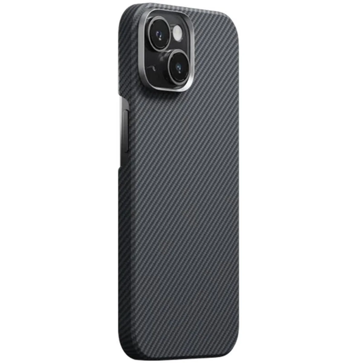 Чохол PC Carbon Protection Slim with MagSafe для Apple iPhone 15 (6.1") Black