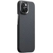 Чехол PC Carbon Protection Slim with MagSafe для Apple iPhone 15 (6.1") Black