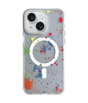 Чохол TPU+PC Flush with MagSafe для Apple iPhone 15 (6.1") White