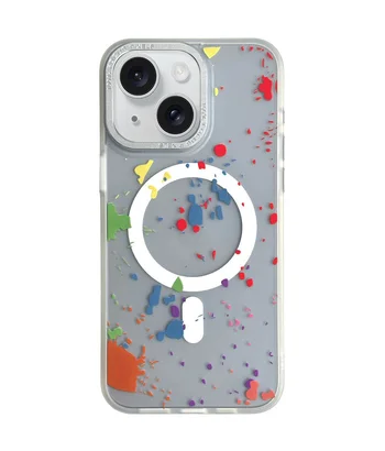 Чохол TPU+PC Flush with MagSafe для Apple iPhone 15 (6.1") White