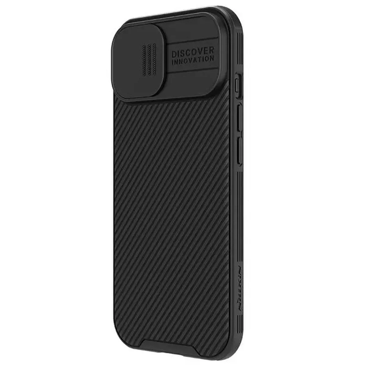 Карбоновая накладка Nillkin CamShield Pro для Apple iPhone 15 (6.1") Black