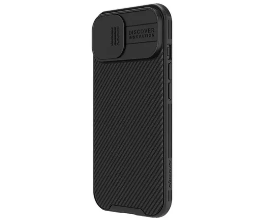 Карбонова накладка Nillkin CamShield Pro для Apple iPhone 15 (6.1") Black