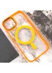 Чехол TPU Iris with MagSafe для Apple iPhone 15 (6.1") Оранжевый