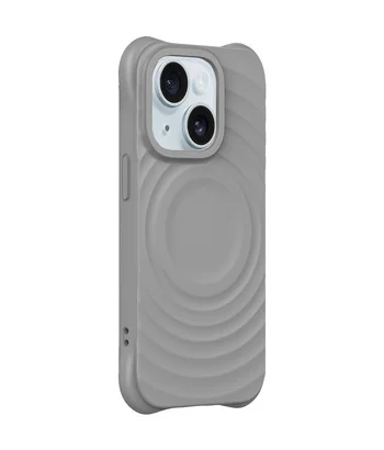 Чохол TPU Orbit with MagSafe для Apple iPhone 15 (6.1") Dark Grey