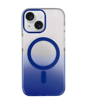Чохол TPU+PC Phantom with MagSafe для Apple iPhone 15 (6.1") Blue