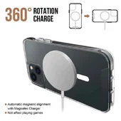 Чехол TPU Space Case with MagSafe для Apple iPhone 15 (6.1") Прозрачный