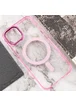 Чехол TPU Iris with MagSafe для Apple iPhone 15 (6.1") Розовый
