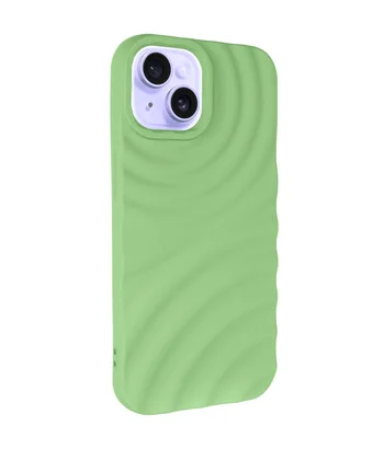 Чохол TPU MonoWave для Apple iPhone 15 (6.1") Light Green