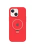 Чехол Silicone Case Full Protective with Ring для Apple iPhone 15 (6.1") Red