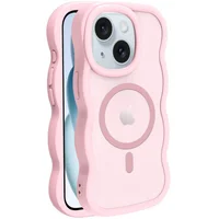 Чехол TPU+PC Undine with MagSafe для Apple iPhone 15 (6.1") Pink