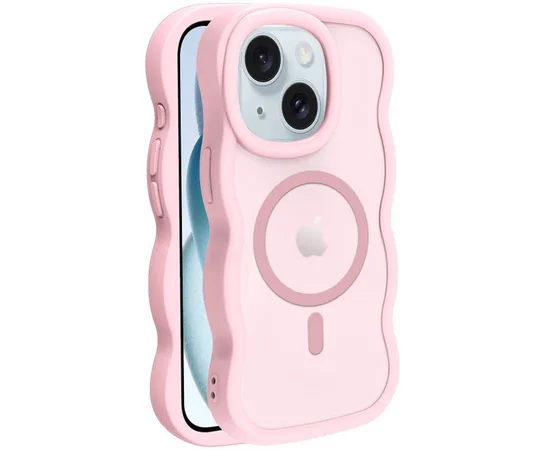 Чохол TPU+PC Undine with MagSafe для Apple iPhone 15 (6.1") Pink