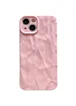Чехол TPU Texture для Apple iPhone 15 (6.1") Pink