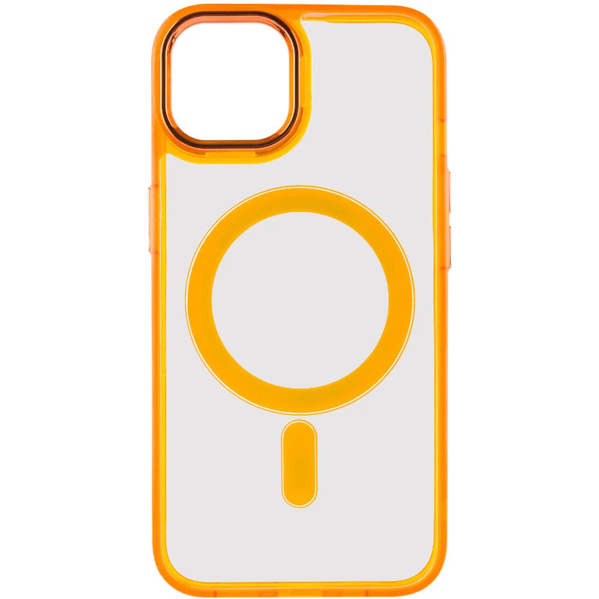 Чехол TPU Iris with MagSafe для Apple iPhone 15 (6.1") Оранжевый