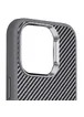 Чехол TPU+PC Carbon with MagSafe для Apple iPhone 15 (6.1") Grey