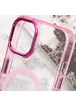 Чехол TPU Iris with MagSafe для Apple iPhone 15 (6.1") Розовый