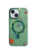 Чехол TPU+PC Flush with MagSafe для Apple iPhone 15 (6.1") Dark green