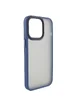 TPU+PC чохол Metal Buttons для Apple iPhone 15 (6.1") Синій