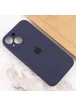 Чехол Silicone Case Full Camera Protective (AA) для Apple iPhone 15 (6.1") Темно-синий / Midnight blue