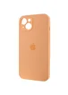 Чохол Silicone Case Full Camera Protective (AA) Apple iPhone 15 (6.1") Помаранчевий / Cantaloupe