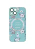 TPU+PC чехол Secret Garden with MagSafe для Apple iPhone 15 (6.1") Mint