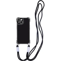Чохол TPU CrossBody with straps для Apple iPhone 15 (6.1") Black