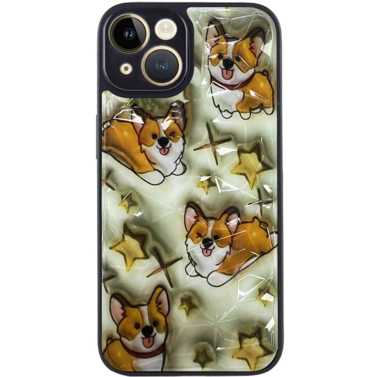 TPU+PC чохол Prisma Plushie для Apple iPhone 15 (6.1") Corgi