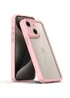 TPU чохол Transparent + Colour 1,5mm для Apple iPhone 15 (6.1") Pink