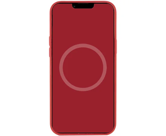 Чохол Silicone case (AAA) full with Magsafe and Animation для Apple iPhone 15 (6.1") Червоний / Guava