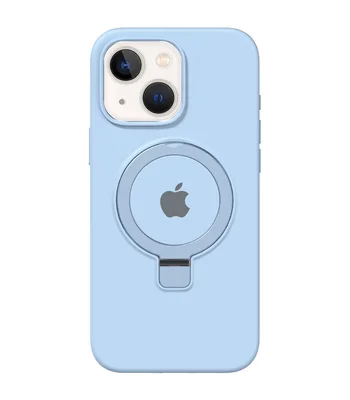 Чохол Silicone Case Full Protective with Ring для Apple iPhone 15 (6.1") Blue