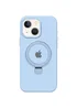 Чохол Silicone Case Full Protective with Ring для Apple iPhone 15 (6.1") Blue