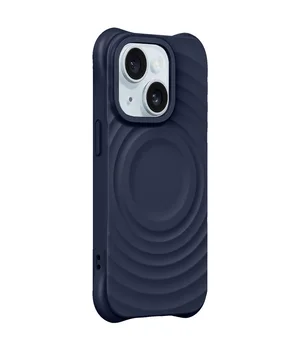 Чехол TPU Orbit with MagSafe для Apple iPhone 15 (6.1") Dark Blue
