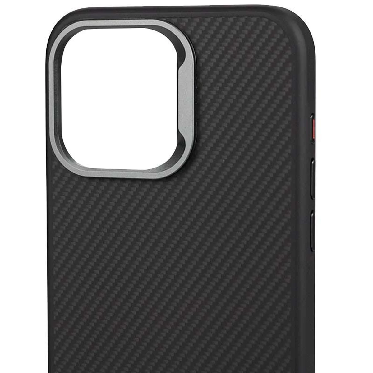 Чехол TPU+PC Carbon with MagSafe для Apple iPhone 15 (6.1") Black