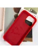 Чехол Silicone Case Full Protective with Ring для Apple iPhone 15 (6.1") Red