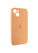 Чохол Silicone Case Full Camera Protective (AA) Apple iPhone 15 (6.1") Помаранчевий / Cantaloupe