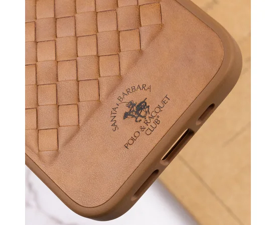 Шкіряний чохол Polo Santa Barbara для Apple iPhone 15 (6.1") Brown
