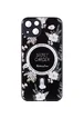 TPU+PC чехол Secret Garden with MagSafe для Apple iPhone 15 (6.1") Black