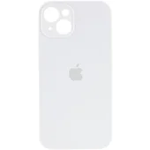 Чехол Silicone Case Full Camera Protective (AA) для Apple iPhone 15 (6.1") Белый / White