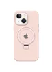 Чохол Silicone Case Full Protective with Ring для Apple iPhone 15 (6.1") Pink